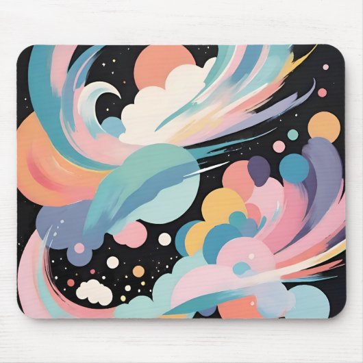 抽象芸術モダン術 マウスパッド (正面)