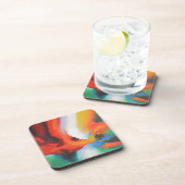 抽象芸術モダン表現主義アクリ絵画リック コースター (右側)