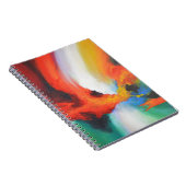 抽象芸術モダン表現主義アクリ絵画リック ノートブック (右側)