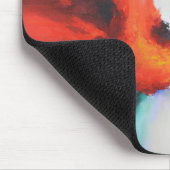 抽象芸術モダン表現主義アクリ絵画リック マウスパッド (コーナー)