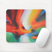 抽象芸術モダン表現主義アクリ絵画リック マウスパッド (マウス)