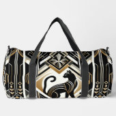 抽象芸術モダン装飾猫ダッフルバッグ ダッフルバッグ (正面)