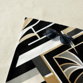 抽象芸術モダン装飾猫ビーチタオル ビーチタオル (インサイチュ)