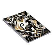 抽象芸術モダン装飾猫手帳 ノートブック (右側)