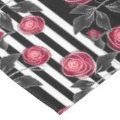 抽象芸術モダン赤葉いバラス テーブルクロス (アングル)