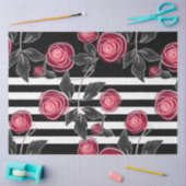 抽象芸術モダン赤葉いバラス 薄葉紙 (クラフト)