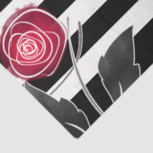 抽象芸術モダン赤葉いバラス 薄葉紙 (詳細)