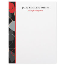 抽象芸術モダン赤、グレー、黒の重要なレット