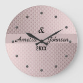 抽象芸術モダン軟勾配液ぼやけペースト ラージ壁時計 (正面)