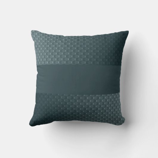 抽象芸術モダン軟勾配液ぼやけ海軍 クッション (裏面)