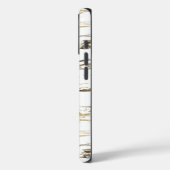 抽象芸術モダン金ゴールド大理石 Case-Mate iPhoneケース (裏面 / 左)