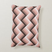 抽象芸術モダン3Dストライプシームレス アクセントクッション (裏面(縦))