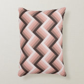 抽象芸術モダン3Dストライプシームレス アクセントクッション (正面(垂直))