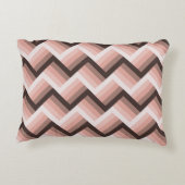抽象芸術モダン3Dストライプシームレス アクセントクッション (裏面)