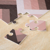 抽象芸術モダン3Dストライプシームレス ジグソーパズル (側面)