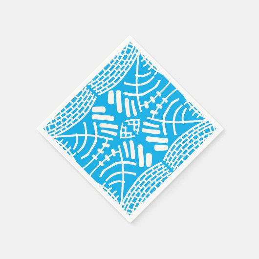抽象芸術モダン スタンダードカクテルナプキン (角)
