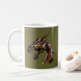 抽象芸術モダン・ドラゴン コーヒーマグカップ