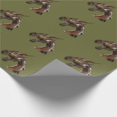 抽象芸術モダン・ドラゴン ラッピングペーパー (角)