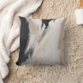 抽象芸術モダン・ブラック・タン クッション (ブランケット)