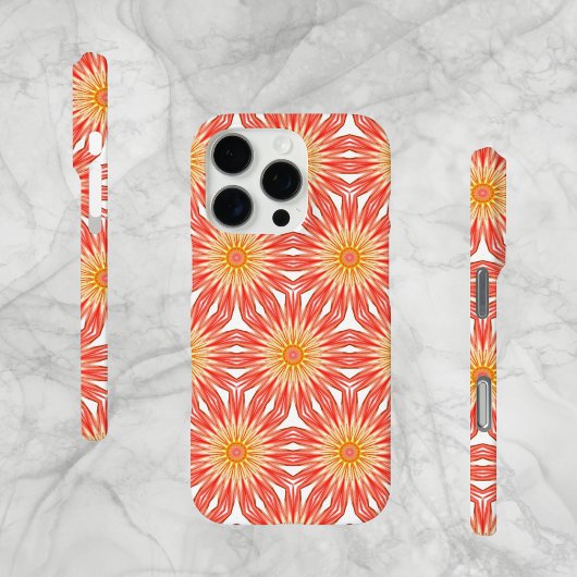 抽象芸術モダン、花、ケース – メイト iPhoneケース