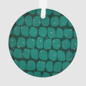 抽象芸術モディッシュ模様の写真 オーナメント (裏面)