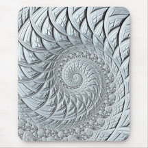 抽象芸術モノクロライトグレースパイラルフラクタル