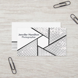 抽象芸術モノクロ写真家 名刺