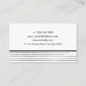 抽象芸術モノクロ写真家 名刺 (裏面)