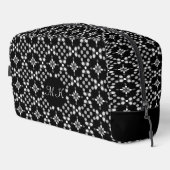 抽象芸術モノクロ《写真》ぼけ味ドットパターン ドップキット (右コーナー)