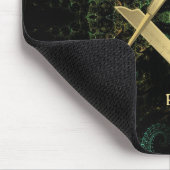 抽象芸術モノグラムのマソニックマウスパッド マウスパッド (コーナー)