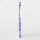 抽象芸術モノグラムエレガントシルキーブルーフラクタル Case-Mate iPhoneケース (裏面/左)