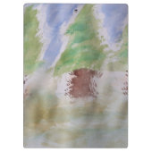 抽象芸術モミ クリップボード (裏面)