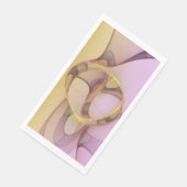 抽象芸術モーショモダンンピンクゴールデンフラクタルアート (コーナー)