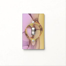 抽象芸術モーショモダンンピンクゴールデンフラクタルアート