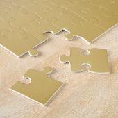 抽象芸術モーショモダンンピンクゴールデンフラクタルアート ジグソーパズル (側面)