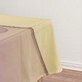 抽象芸術モーショモダンンピンクゴールデンフラクタルアート テーブルクロス (インサイチュ)