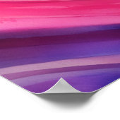 抽象芸術モーションフローアートカラフルポスター ポスター (角)