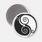 抽象芸術ヤンロッカー、冷蔵庫またはファイルキャビネット マグネット (正面/裏面)