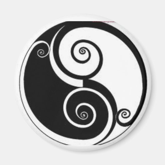 抽象芸術ヤンロッカー、冷蔵庫またはファイルキャビネット マグネット (正面)