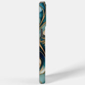 抽象芸術ユニークアルコールインク Case-Mate iPhoneケース (裏面 / 右)