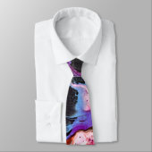 抽象芸術ユニークアートメンズネクタイ ネクタイ (タイ)