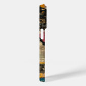 抽象芸術ユニークコラージアイズ及び蝶デザイン Case-Mate iPhoneケース (裏面 / 右)