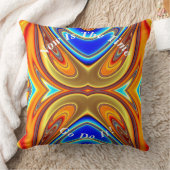 抽象芸術ユニーク大理石ゆがみ クッション (ブランケット)