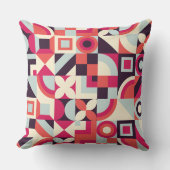 抽象芸術ユニーク形状パターンデザイン。 クッション (正面)