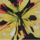 抽象芸術ユリの花は明るくカラフル ジグソーパズル