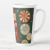 抽象芸術ユレタイドタペストリー カフェラテマグ (右)