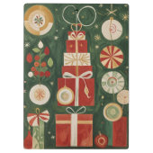 抽象芸術ユレタイドタペストリー クリップボード (裏面)