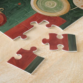 抽象芸術ユレタイドタペストリー ジグソーパズル (側面)