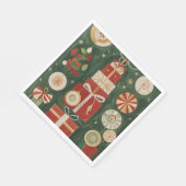 抽象芸術ユレタイドタペストリー スタンダードランチョンナプキン (角)