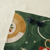 抽象芸術ユレタイドタペストリー ビーチタオル (インサイチュ)